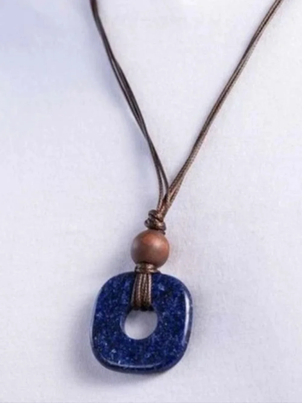 PAPARAZZI CANYON CRUSADE BLUE URBAN NECKLACE